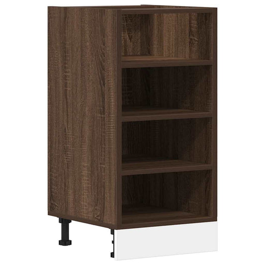 Bottom Cabinet "Riga" Brown Oak 40x44,5x81,5 cm Engineered Wood Bottom Cabinet "Riga" Brown Oak 40x44,5x81,5 cm Engineered Wood