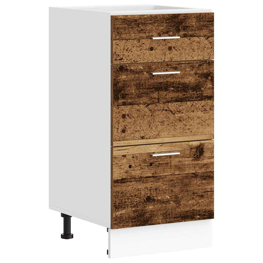 Bottom Cabinet "Lyon" Old Wood 40x46x81,5 cm Engineered Wood Bottom Cabinet "Lyon" Old Wood 40x46x81,5 cm Engineered Wood