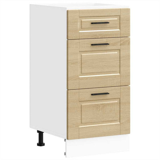 Kitchen Base Cabinet "Porto" Sonoma Oak Engineered Wood Kitchen Base Cabinet "Porto" Sonoma Oak Engineered Wood