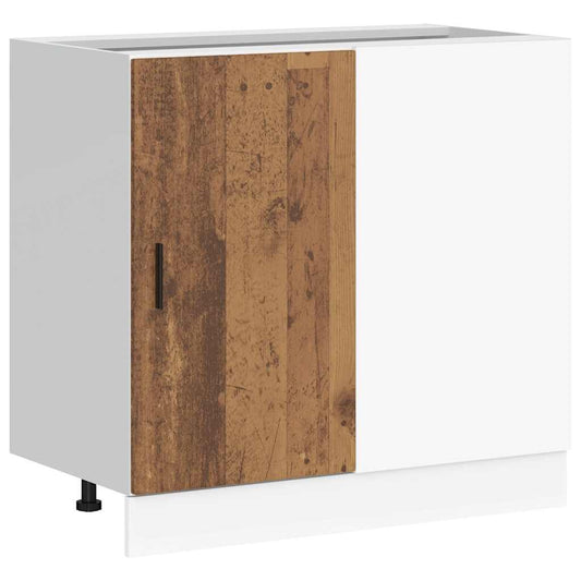 Kitchen Base Cabinet "Lyon" Old Wood Engineered Wood Kitchen Base Cabinet "Lyon" Old Wood Engineered Wood