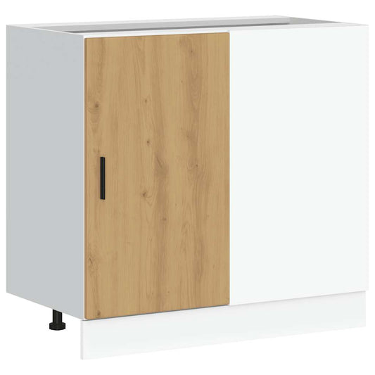 Kitchen Base Cabinet Lyon Artisan Oak Engineered Wood Kitchen Base Cabinet Lyon Artisan Oak Engineered Wood