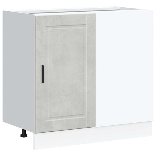 Kitchen Base Cabinet "Porto" Concrete Grey Engineered Wood Kitchen Base Cabinet "Porto" Concrete Grey Engineered Wood