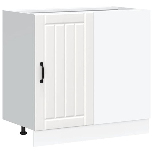 Kitchen Base Cabinet "Lucca" White Engineered Wood Kitchen Base Cabinet "Lucca" White Engineered Wood