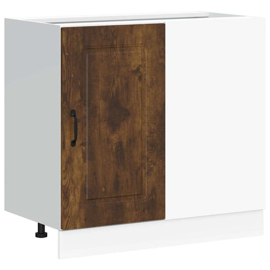 Kitchen Base Cabinet "Kalmar" Smoked Oak Engineered Wood Kitchen Base Cabinet "Kalmar" Smoked Oak Engineered Wood