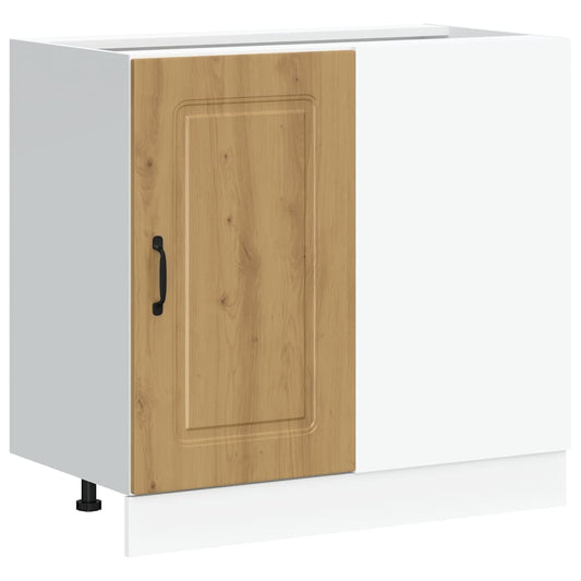 Kitchen Base Cabinet "Kalmar" Artisan Oak Engineered Wood Kitchen Base Cabinet "Kalmar" Artisan Oak Engineered Wood