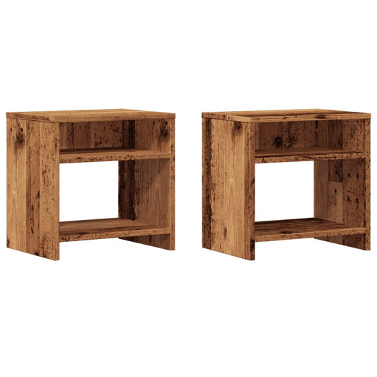 Bedside Cabinets 2 pcs Old Wood 40x30x40 cm Engineered Wood Bedside Cabinets 2 pcs Old Wood 40x30x40 cm Engineered Wood