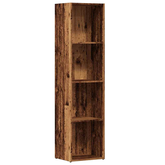 Book Cabinet Old Wood 36x30x143 cm Engineered Wood Book Cabinet Old Wood 36x30x143 cm Engineered Wood