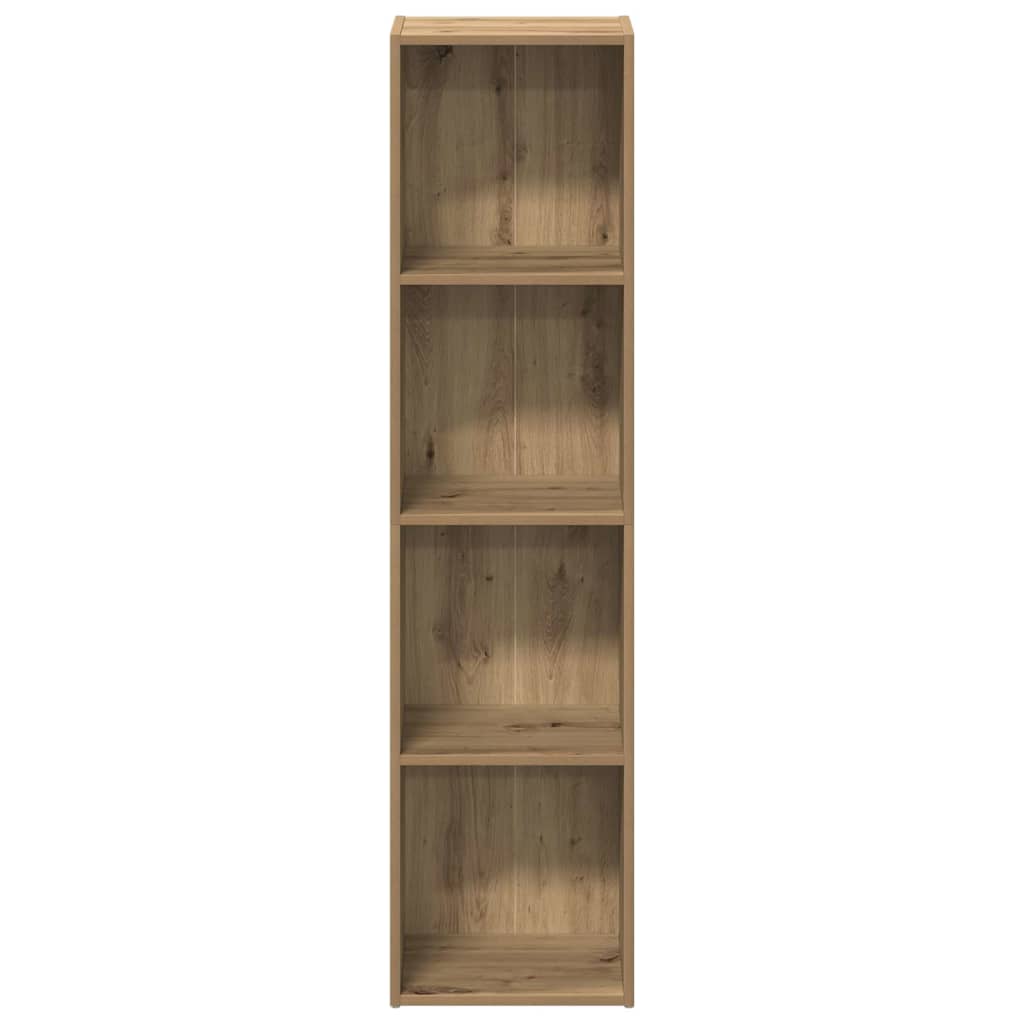 Book Cabinet Artisan Oak 36x30x143 cm Engineered Wood