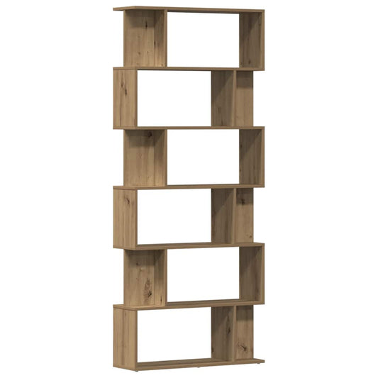 Book Cabinet Artisan Oak 80x24x192 cm Engineered Wood Book Cabinet Artisan Oak 80x24x192 cm Engineered Wood