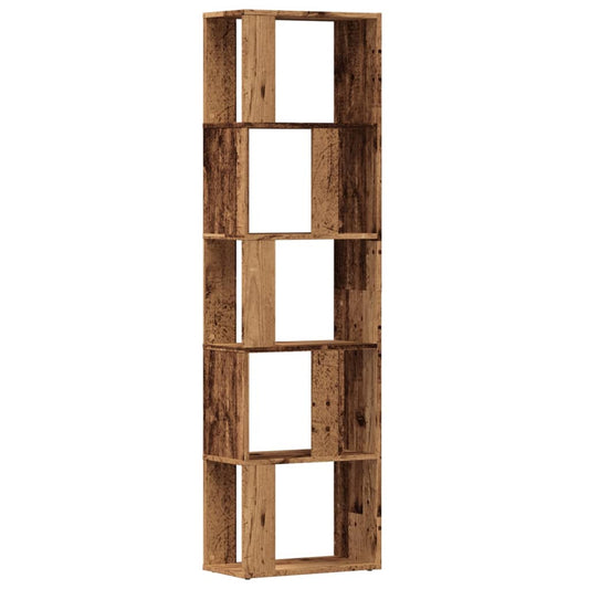 Book Cabinet Old Wood 45x24x159 cm Engineered Wood Book Cabinet Old Wood 45x24x159 cm Engineered Wood
