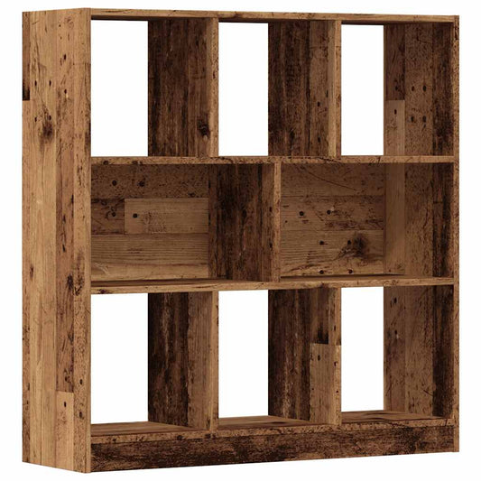 Book Cabinet Old Wood 97.5x29.5x100 cm Engineered Wood Book Cabinet Old Wood 97.5x29.5x100 cm Engineered Wood