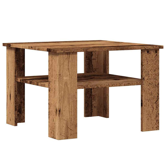 Coffee Table Old Wood 60x60x42 cm Engineered Wood Coffee Table Old Wood 60x60x42 cm Engineered Wood