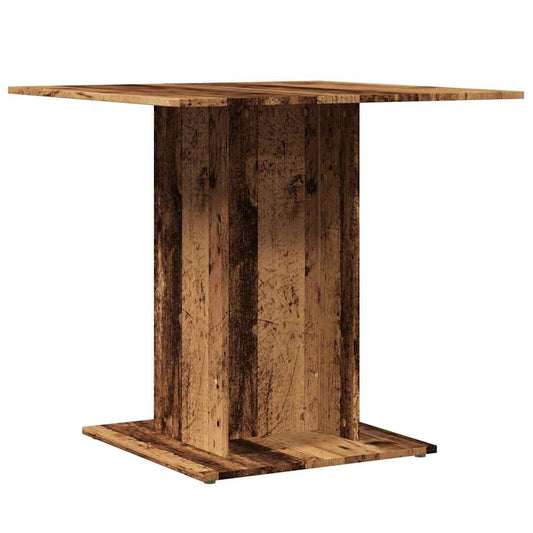 Dining Table Old Wood 80x80x75 cm Engineered Wood Dining Table Old Wood 80x80x75 cm Engineered Wood