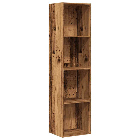 Book Cabinet/TV Cabinet Old Wood 36x30x143cm Engineered Wood Book Cabinet/TV Cabinet Old Wood 36x30x143cm Engineered Wood