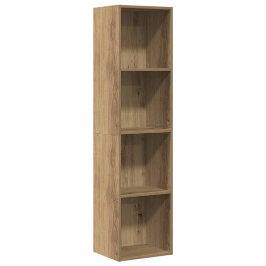 Book Cabinet/TV Cabinet Artisan Oak 36x30x143cm Engineered Wood Book Cabinet/TV Cabinet Artisan Oak 36x30x143cm Engineered Wood