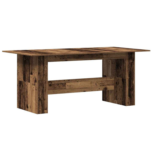 Dining Table Old Wood 180x90x76 cm Engineered Wood Dining Table Old Wood 180x90x76 cm Engineered Wood