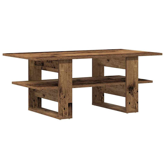Coffee Table Old Wood 102x55x42 cm Engineered Wood Coffee Table Old Wood 102x55x42 cm Engineered Wood