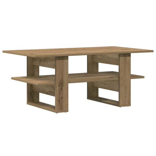 Coffee Table Artisan Oak 102x55x42 cm Engineered Wood Coffee Table Artisan Oak 102x55x42 cm Engineered Wood