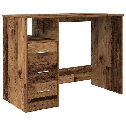 Desk Old Wood 102x50x76 cm Engineered Wood Desk Old Wood 102x50x76 cm Engineered Wood