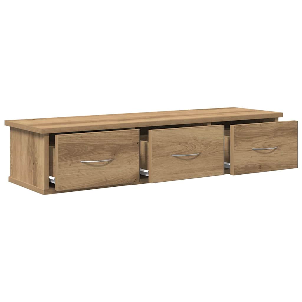 Wall Cabinet Artisian Oak 88x26x18,5 cm Engineered Wood