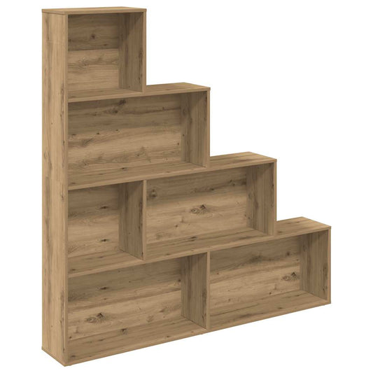 Book Cabinet Artisan Oak 157x24x160 cm Engineered Wood Book Cabinet Artisan Oak 157x24x160 cm Engineered Wood