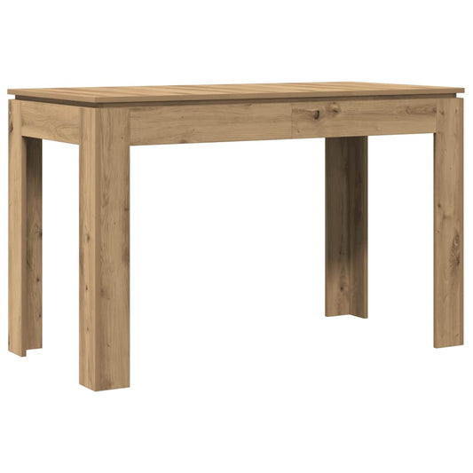 Dining Table Artisan Oak 120x60x76 cm Engineered Wood Dining Table Artisan Oak 120x60x76 cm Engineered Wood