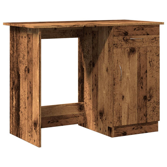 Desk Old Wood 100x50x76 cm Engineered Wood Desk Old Wood 100x50x76 cm Engineered Wood