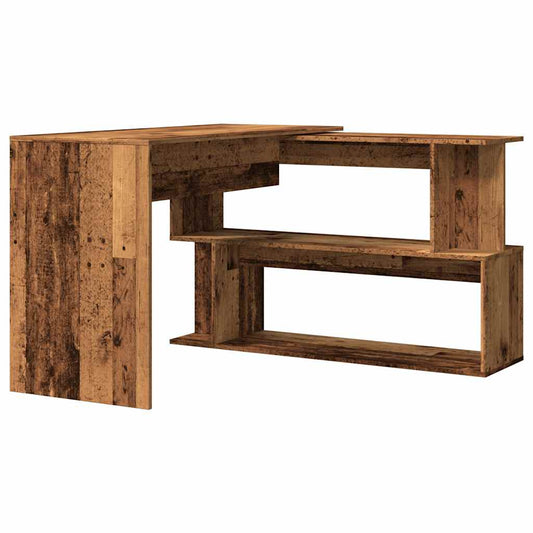 Corner Desk Old Wood 200.5x50x76 cm Engineered Wood Corner Desk Old Wood 200.5x50x76 cm Engineered Wood