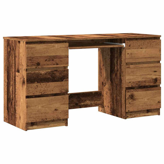 Writing Desk Old Wood 140x50x77 cm Engineered Wood Writing Desk Old Wood 140x50x77 cm Engineered Wood