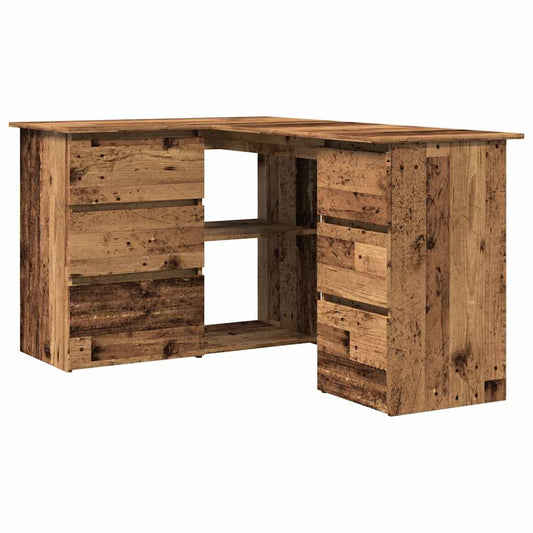 Corner Desk Old Wood 145x100x76 cm Engineered Wood Corner Desk Old Wood 145x100x76 cm Engineered Wood