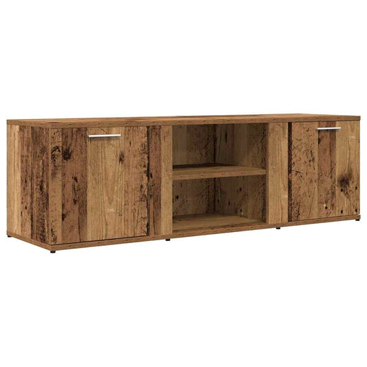 TV Cabinet Old Wood 120x34x37 cm Engineered Wood TV Cabinet Old Wood 120x34x37 cm Engineered Wood