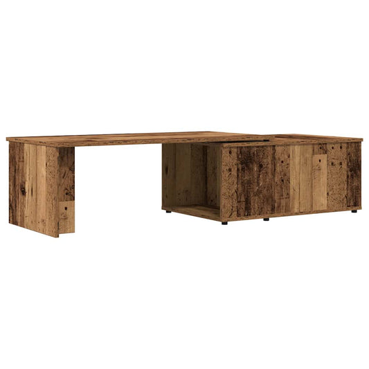 Coffee Table Old Wood 150x50x35 cm Engineered Wood Coffee Table Old Wood 150x50x35 cm Engineered Wood