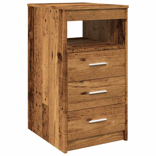 Drawer Cabinet Old Wood 40x50x76 cm Engineered Wood Drawer Cabinet Old Wood 40x50x76 cm Engineered Wood