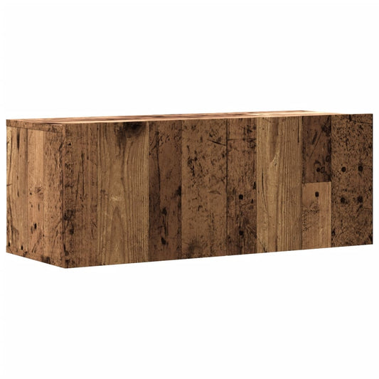 Wall Mounted TV Cabinet Old Wood 80x30x30 cm Engineered Wood Wall Mounted TV Cabinet Old Wood 80x30x30 cm Engineered Wood