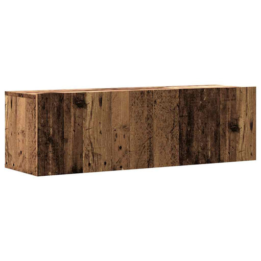 Wall Mounted TV Cabinet Old Wood 100x30x30 cm Engineered Wood Wall Mounted TV Cabinet Old Wood 100x30x30 cm Engineered Wood