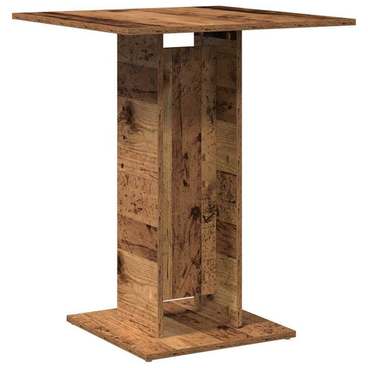 Bistro Table Old Wood 60x60x75 cm Engineered Wood Bistro Table Old Wood 60x60x75 cm Engineered Wood