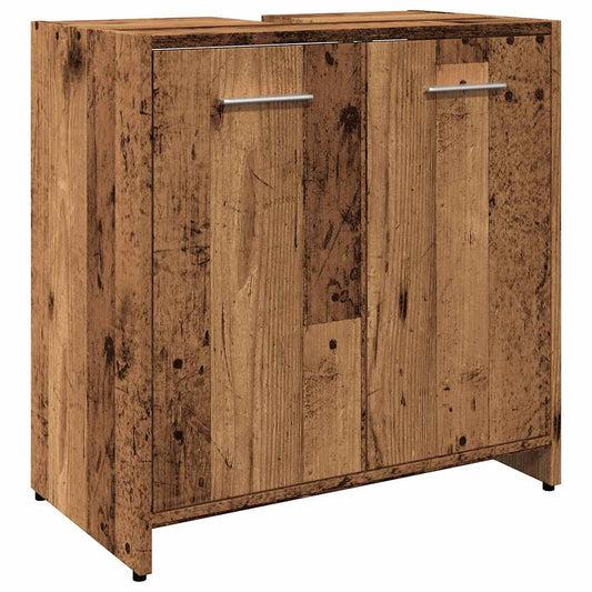 Bathroom Sink Cabinet Old Wood 60x33x60 cm Engineered Wood Bathroom Sink Cabinet Old Wood 60x33x60 cm Engineered Wood