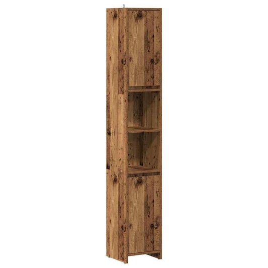 Bathroom Cabinet Old Wood 30x30x183.5 cm Engineered Wood Bathroom Cabinet Old Wood 30x30x183.5 cm Engineered Wood