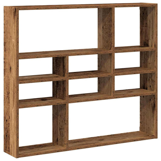 Wall Shelf Old Wood 90x16x78 cm Engineered Wood Wall Shelf Old Wood 90x16x78 cm Engineered Wood