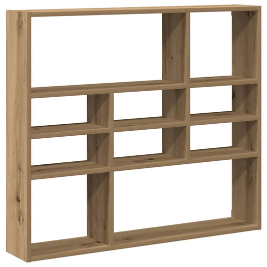 Wall Shelf Artisan Oak 90x16x78 cm Engineered Wood Wall Shelf Artisan Oak 90x16x78 cm Engineered Wood