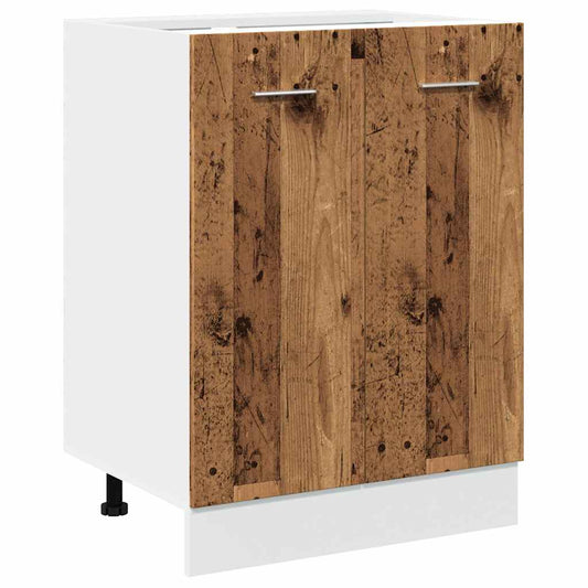 Bottom Cabinet "Lyon" Old Wood 60x46x81,5 cm Engineered Wood Bottom Cabinet "Lyon" Old Wood 60x46x81,5 cm Engineered Wood