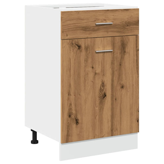 Drawer Bottom Cabinet Lyon Artisan Oak 50x46x81.5 cm Engineered Wood Drawer Bottom Cabinet Lyon Artisan Oak 50x46x81.5 cm Engineered Wood