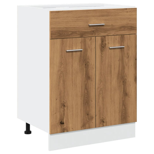 Drawer Bottom Cabinet Lyon Artisan Oak 60x46x81.5 cm Engineered Wood Drawer Bottom Cabinet Lyon Artisan Oak 60x46x81.5 cm Engineered Wood