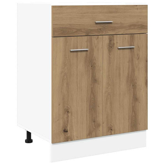 Drawer Bottom Cabinet "Lyon" Artisan Oak 60x46x81.5 cm Drawer Bottom Cabinet "Lyon" Artisan Oak 60x46x81.5 cm