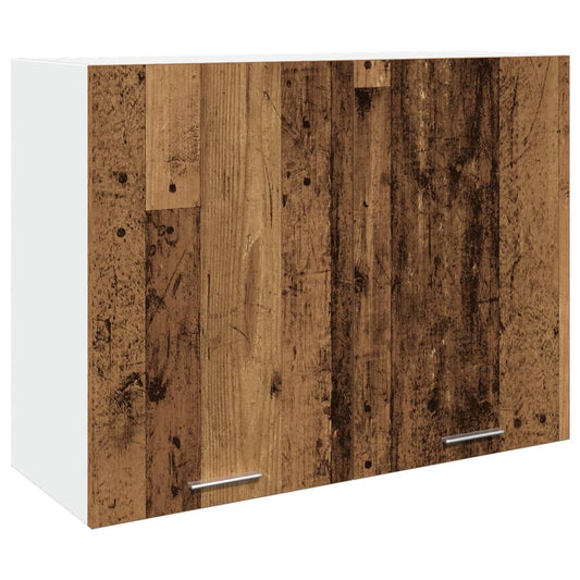 Hanging Cabinet "Lyon" Old Wood 80x31x60 cm Engineered Wood Hanging Cabinet "Lyon" Old Wood 80x31x60 cm Engineered Wood