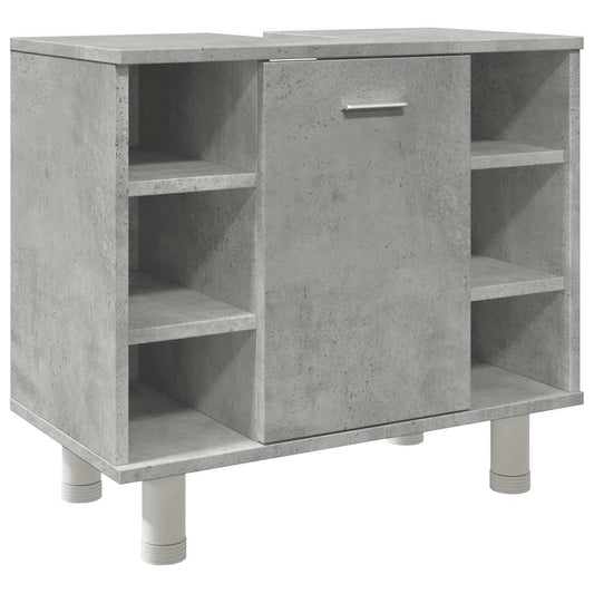 Bathroom Cabinet Concrete Grey 60x32x53,5 cm Engineered Wood Bathroom Cabinet Concrete Grey 60x32x53,5 cm Engineered Wood