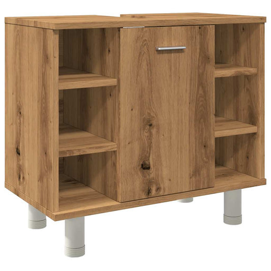Bathroom Cabinet Artisan Oak 60x32x53,5 cm Engineered Wood Bathroom Cabinet Artisan Oak 60x32x53,5 cm Engineered Wood