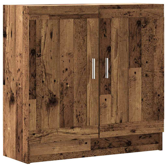 Book Cabinet Old Wood 82.5x30.5x80 cm Engineered Wood Book Cabinet Old Wood 82.5x30.5x80 cm Engineered Wood