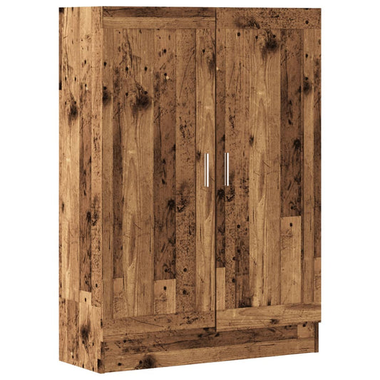 Book Cabinet Old Wood 82.5x30.5x115 cm Engineered Wood Book Cabinet Old Wood 82.5x30.5x115 cm Engineered Wood