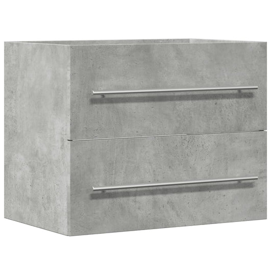 Sink Cabinet Concrete Grey 60x38,5x48 cm Engineered Wood Sink Cabinet Concrete Grey 60x38,5x48 cm Engineered Wood